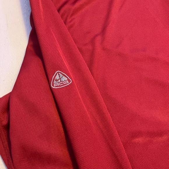 Nike ACG 1/4 Zip Pullover Red 3XLT - Picture 6 of 6
